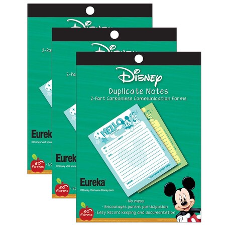 Eureka Mickey Hello Duplicate Notes, 150PK 863202